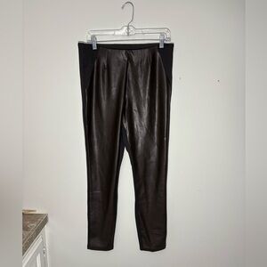 Brown Faux Leather pants